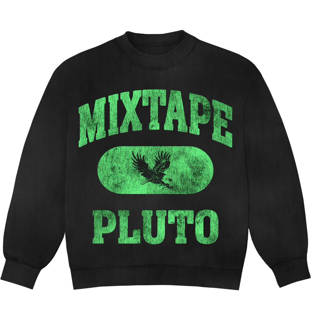 MIXTAPE PLUTO EAGLES CREWNECK (BLACK)